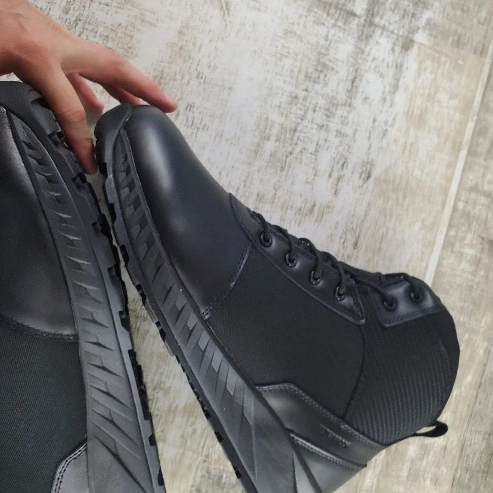 BD Protective Equipment BDX6 Waterproof Side Zip Tactical Boots Mens Sz 14